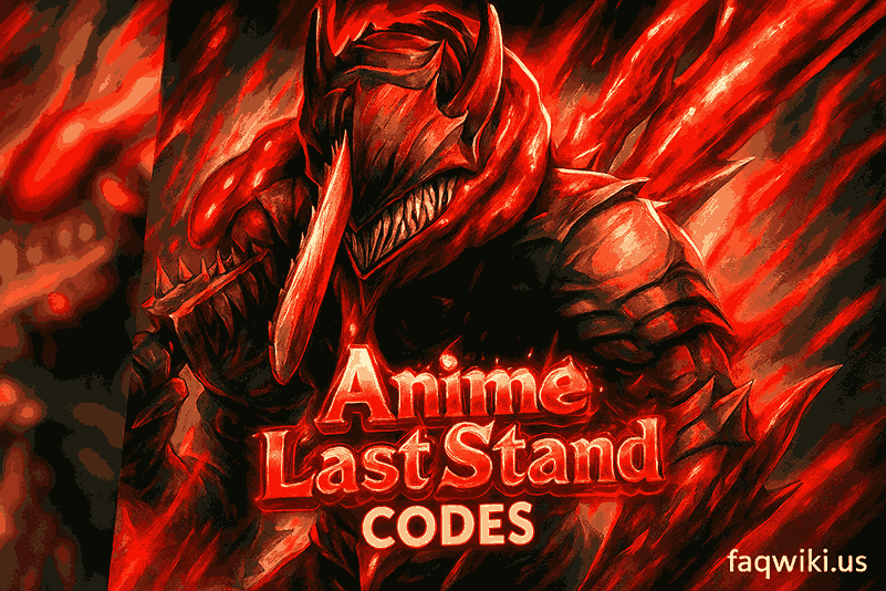 Anime Last Stand Codes