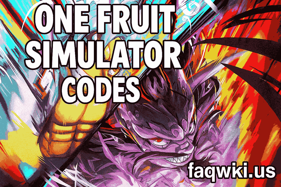 One Fruit Simulator Codes